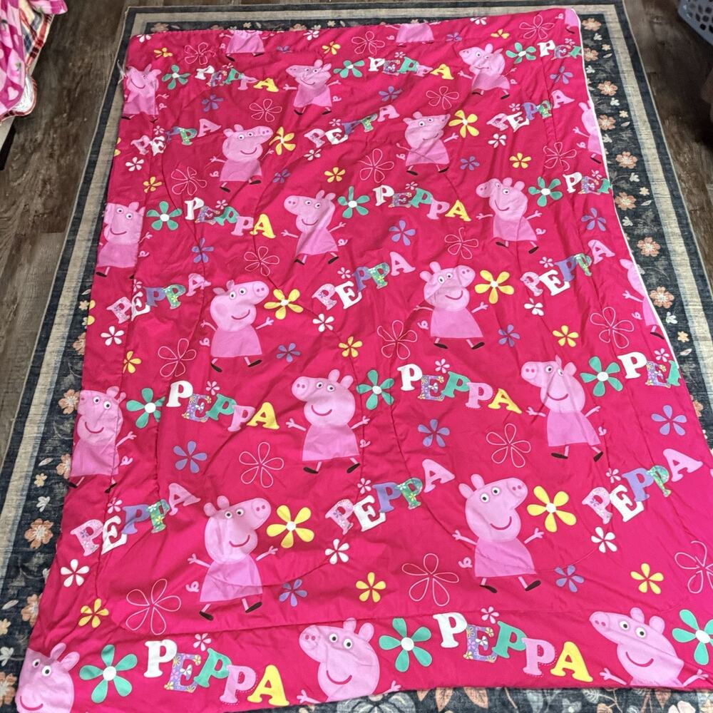 Peppa Pig Full/Double Size Reversible Comforter Twin